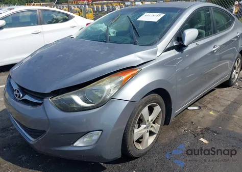 2013 Hyundai Elantra Gls from USA, damaged, VIN KMHDH4AEXDU931661